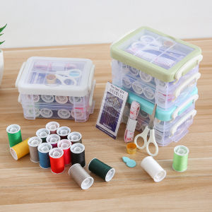 Kim May Tự Xỏ Chỉ 30 Cái Kèm Hộp Gỗ – Khâu Vải Da Canvas Thảm DIY