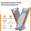 [จัดส่งภายใน 3 วัน]Machenike K500 Hot Swappable Mechanical Keyboard สามโหมดไร้สายบลูทูธ/2.4G/คีย์บอร์ดแบบมีสายคีย์บอร์ดเล่นเกม 90% คีย์ RGB Backlit wireless keyboard. 