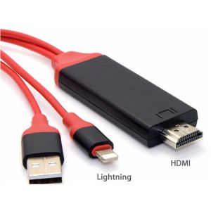 Cáp HDMI nối điện thoại với ti vi dùng cho Iphone - Cáp Lightning to HDMI