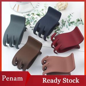 [PAM] Minimalist Frosted Small Grab Clip Ponytail Hair Clip Versatile Side Hair Clip