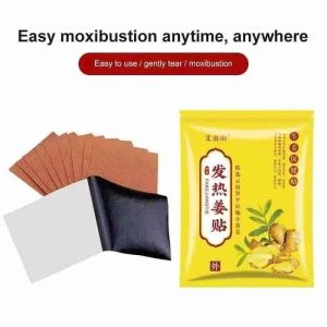 100PCS Herbal Ginger Patches Original Promote Blood Circulation and Knee Neck Back for Pain Relief Improve Sleep Ginger Pads for Pain salumpas ginger