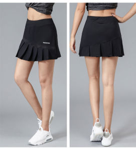 Chân Váy Thể Thao Nữ Chân Váy Tennis Chơi Golf Cầu Lông Chân Váy Xếp Ly Mini Chạy Bộ Chạy Bộ Thể Dục Có Túi Mùa Hè