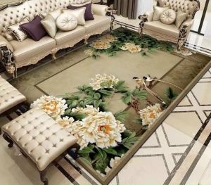 Thảm trải sàn bali sợi nỉ cao cấp đế cao su chống trơn trượt nhiều kích thước - Hàng Nhập Khẩu -Loại 1