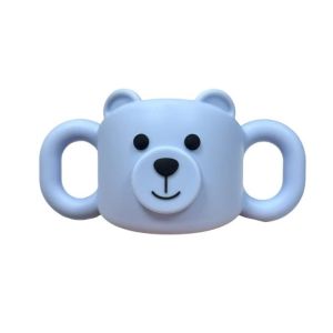 SIERWU Silicone Tay cầm bình sữa cho bé Cỡ tiêu chuẩn Thiết kế có thể tháo rời. Tay cầm chai  Phù hợp toàn cầu Giá đỡ chai nước dạng ống nhỏ Thời điểm cho bé ăn.