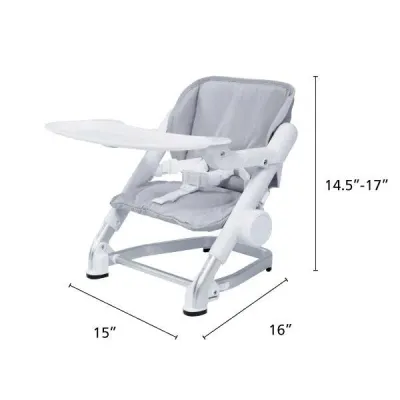 Ghế Ăn Dặm Cao Cấp FeedMe Go Unilove – Gấp Gọn Nhẹ – Khay Ăn Tháo Rời – Nhựa An Toàn Không BPA – Cho Bé Ăn Dặm