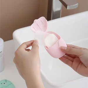 Hộp 50 miếng xà phòng rửa tay bỏ túi du lịch cho học sinh đi học mang theo đi làm đi chơi mùi hương dễ chịu dịu nhẹ