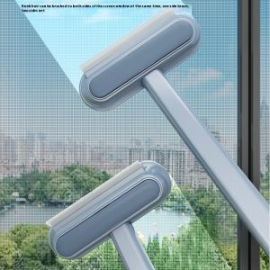 Dụng cụ vệ sinh hai mặt đa chức năng bàn chải dọn lông thú cưng hiệu quả thích hợp cho cửa sổ và thảm