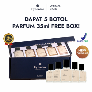 Hy London Parfum Gift Set 5in1 Perfume Exclusive Package Box EDP 35ml
