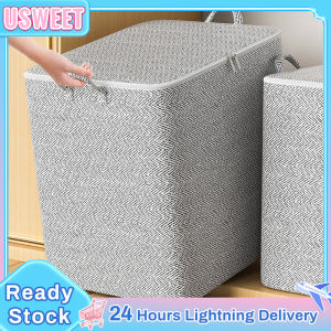 220L Big Capacity Clothes Storage Box with Cover Bag Foldable Large Organizer Bag Large Laundry Basket Organizer for Baby