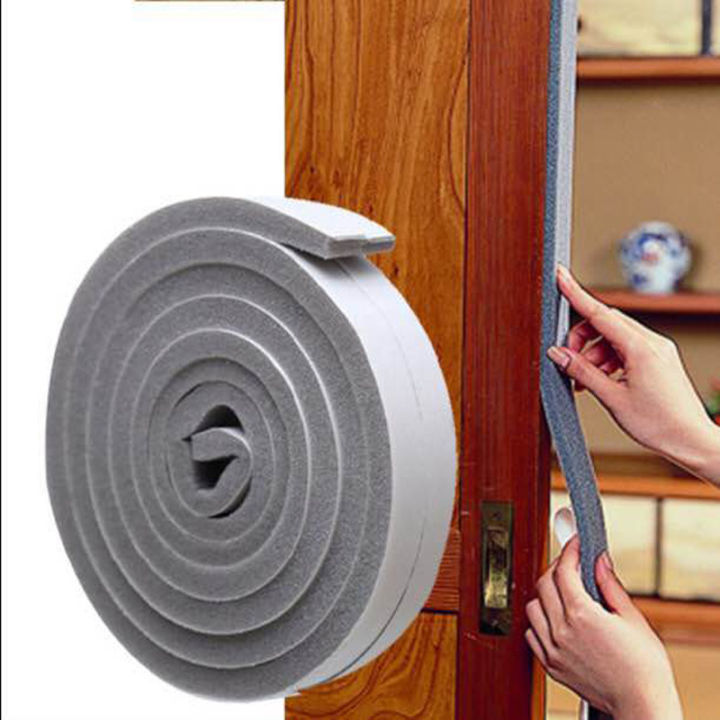 Self-adhesive Foam Seal Strip Door Window Aircon Gaps Sealing Strips Wind Leakage Stickers Waterproof Sealer