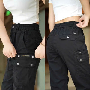 Quần dài kaki cargo pants nam nữ túi hộp túi đóng phối khuy sang chảnh (H7)