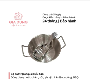 Bộ bát trộn 2 quai kiểu hàn là dụng cụ nhà bếp tiện lợi
