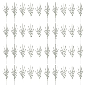 Gói 40 cành thông giáng sinh Kết cấu thực tế cho Thiết kế bền đồ trang trí cho ngày lễ trong nhà ngoài trời sử dụng