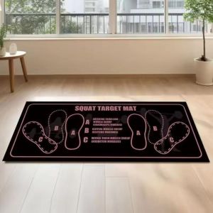 NEWTAP Diatom Mud Workout Target Mat Wear Resistant Non-slip Deep Knee Bend Mat Soft Elastic Exercise Floor Mat Home Gym