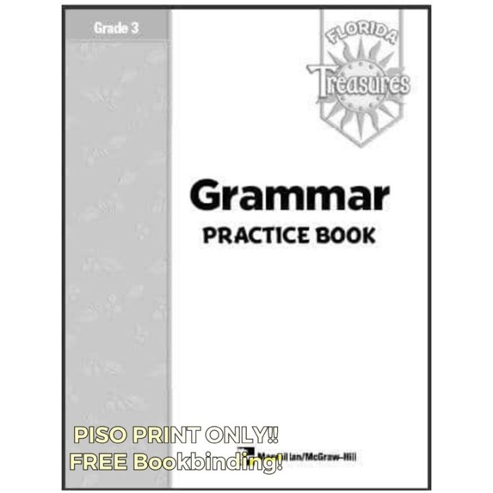 Grammar Practice Workbook for Grade 1 2 3 4 5 6 Printing Service PISO ...