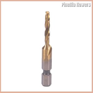 Pinellia flowers M3-M10ก้านหกเหลี่ยมไทเทเนียมชุบ hss เกลียวมือสกรูเกลียวเมตริกบิตเจาะ