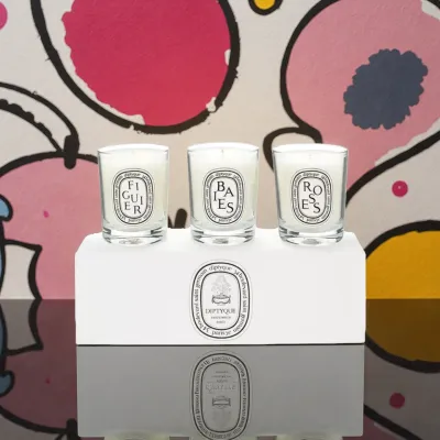 Official Authentic Diptyque Aromatherapy Candle scented candle Set 3 x 70g