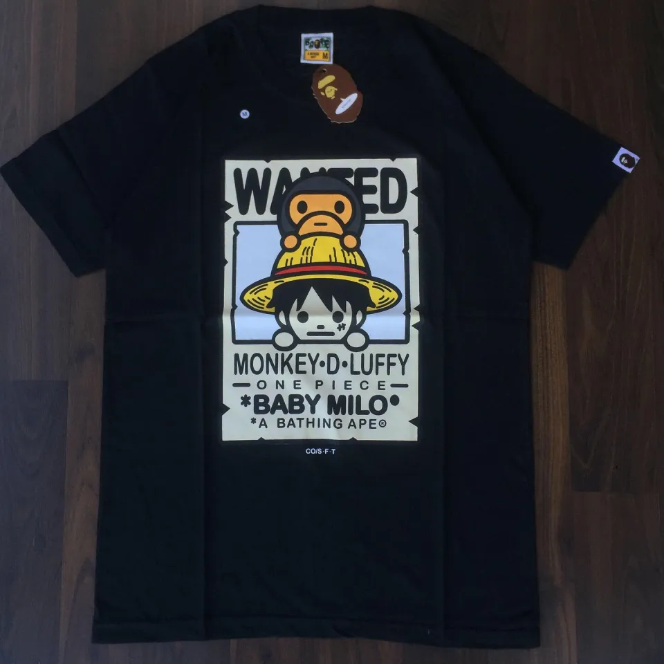 Bape x One Piece Baby Milo Luffi M