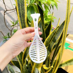 Vá múc cơm- xới cơm Oval Xương Cá - Oval liền không dính cơm có thể đứng được