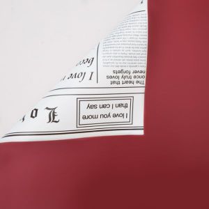 Bicolor Buff Newspaper Cellophane Koran Kertas Buket Bunga Wrapping Paper Lembaran Waterproff 6038