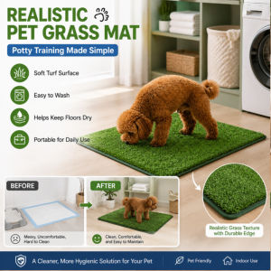 Pet Grass Pad Dog Toilet Grass Artificial Grass Mat Easy Clean Indoor Outdoor Pet Supplies
