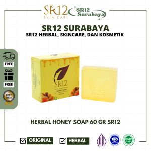 [RCI] SABUN MADU HERBAL SR12 BPOM / HONEY SOAP SR12 BPOM / SABUN KULIT KERING BPOM / MENCERAHKAN WAJAH
