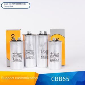 CBB65 Starting Capacitor Aircon Capacitor 25uf To 70uf Motor Capacitor For Air Conditioner Compressor