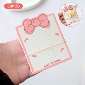 50/100pcs Cute Hair Clips Display Cards Hair Accessories Cardboard for DIY Fashion Shop Hairclip Holder Handicraft Materials