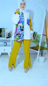 Oneset Setcel Remaja Cringkle Terbaru by ANQ