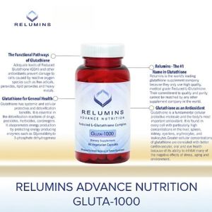 RELUMINS Glutathione Capsule Skin Whitening Anti-Aging Vitamins Hyaluronic Acid Collagen 60 Caps