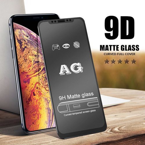 TEMPERED GLASS FULL IPHONE 11 ANTI MATTE GLARE BLACK SCREEN