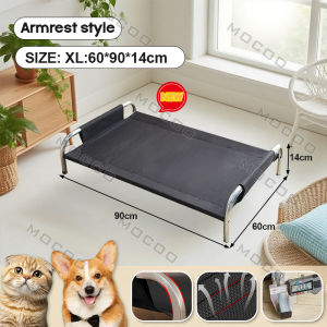 Dog Bed Bigger Size Breathable Cooling Mesh Elevated Pet Bed Bigger Size pet bed steel frame house anti skin disease