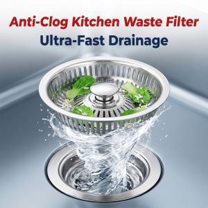 Universal Lababo Sink Strainer Pop-Up Bounce Core Filter Anti-Bara Kitchen Food Catcher Anti-Odor Water Stopper Plug