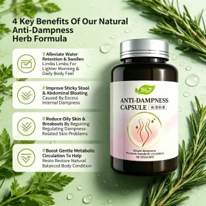Herbal Anti-Dampness Capsules | Relieve Bloating & Edema | Improve Oily Skin & Sticky Stool