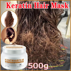 hair care keratin hair mas khair treatment keratin deep moisturizing Keratin Hair Conditioner for dry damage hair krim lurus rambut obat rebonding rambut