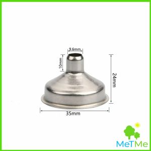 MetMe ขวดแบ่งแก้วใสอเนกประสงค์/กรวยสำหรับแบ่ง ขวดแก้ว ขวดน้ำผลไม้ ขวดหัวน้ำหอม 60ml Glass bottle