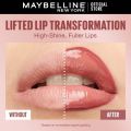Maybelline Lifter Gloss – Hydrating Lip Gloss with Hyaluronic Acid, Plumping Lip Balm, Moisturizing, Non-Sticky, Glossy & Smooth Lips All Day, Nourishing, Lightweight, Long-Lasting Shine. 