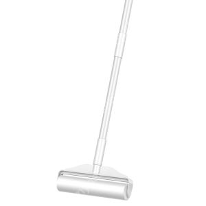 WInky Wink แปรงสลิกเกอร์สำหรับสัตว์เลี้ยง ลูกกลิ้งขนแมว อุปกรณ์ทำความสะอาดขนสัตว์เลี้ยง ไม้ถูพื้นขยาย ปรับความยาวได้ อุปกรณ์สัตว์เลี้ยง