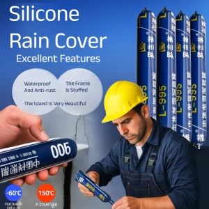 [Crack nemesis 50 years without cracking] Strong waterproof sealant Waterproof sealant outdoor high viscosity adhesive Super bonding performance glass glue Caulking Sealant Crack Buster high elasticity Durable leakproof