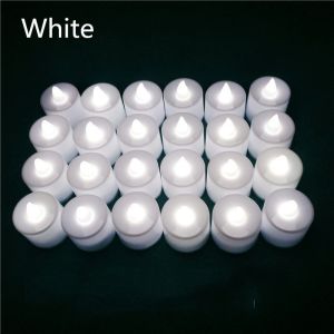 5 Cây Nến LED Đèn Trà Đèn Flash Lửa Màu Mô Phỏng Pin Powered Wedding Birthday Party Trang Trí