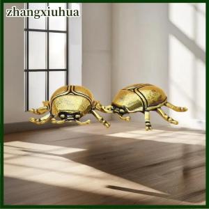 zhangxiuhua 1 Piece Funny Ant Scorpion Crafts Solid Brass Insect Beetles Figurines Collection Desktop Small Ornament Home Decoration