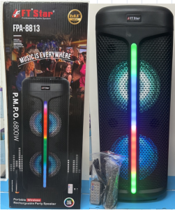 Strong Bass Wireless Bluetooth Speaker TWS Subwoofer Sound Quality Support TF Card/MP3/Bluetooth/USB/AUX Portable Wireless Speaker (Black)