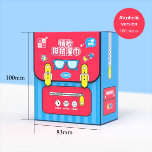 100pcs Premium Disposable Lens And Screen Cleaning Wipes - Eyeglasses And Jewelry Mobile Phone And Eyeglasses Safe Quick-drying Lens Paper for Glass Metal Camera Mobile Phone and Computer Screens - Suitable for Eyeglass Care and Lens Maintenance