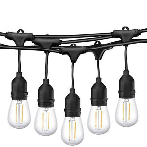 Creative IP65 10M/15M S14 LED Outdoor String Lights E27 Retro Edison Filament Bulb Garden Christmas Lights Garlands Patio porch lights