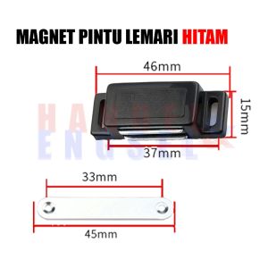 Magnet Kayu Pintu Lemari Door Magnetic Catches Besi (Isi 5 Pcs)