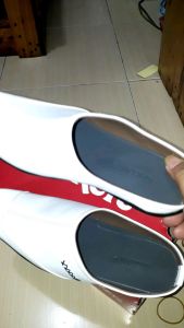 Sepatu Slop Putih Bagus Lembut Nyaman // Sepatu Slop Habib Bahar Bagus
