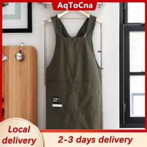 [COD] AqToCna Ship within 24 hours Cooking Kitchen Aprons Breathable Wear Resistant Adult Waist Aprons Anti Fouling Soft Restaurant Work Clothes Home