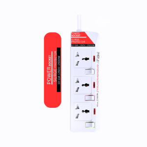 Power Socket Surge Protector 10-13A 250V 2500W Child Protection Multi Protection Safety System Oxygen-Free Copper Low Re