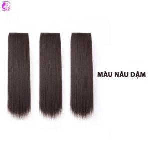 Combo 3 mảnh Tóc giả kẹp thẳng Tóc giả nửa đầu làm dày tóc tự nhiên | Tóc giả nữ phong cách Hàn Quốc