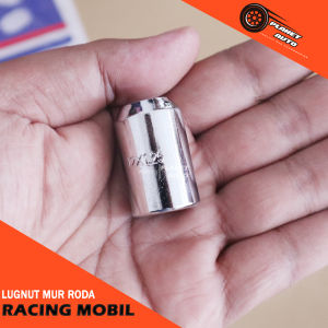 Lugnut Mur Baut Roda Velg Racing Mobil Warna Chrome
